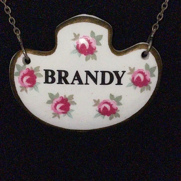 Royal Adderley bone china liquor bottle hangtag “Brandy” - Picture 2 of 3